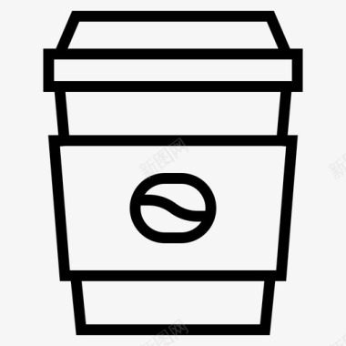 热咖啡杯子饮料图标图标