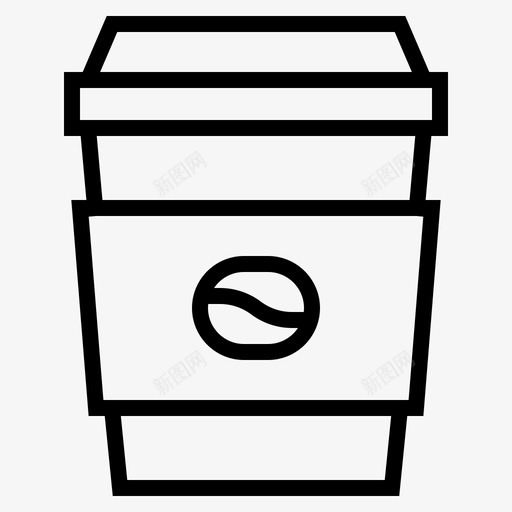 热咖啡杯子饮料图标svg_新图网 https://ixintu.com 冬天 杯子 热咖啡 饮料