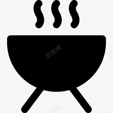 烤肉烤炉图标图标
