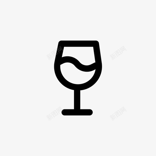 葡萄酒像素完美线条图标svg_新图网 https://ixintu.com 像素完美线条 葡萄酒
