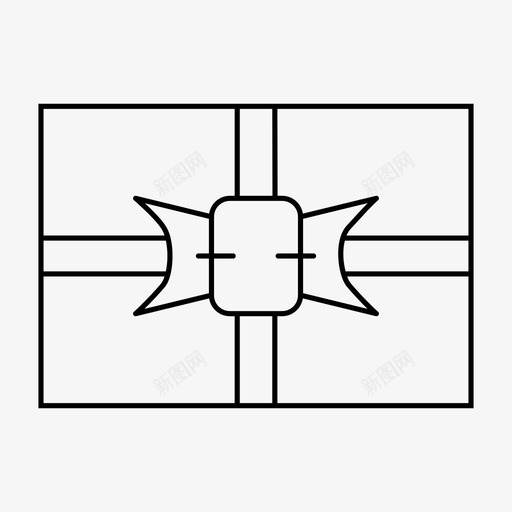 礼物漂亮的礼物包装图标svg_新图网 https://ixintu.com 包装 漂亮的礼物 礼物