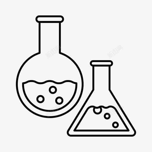 实验圆锥教育图标svg_新图网 https://ixintu.com 圆锥 学校和教育 实验 教育 烧瓶 物理 研究