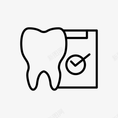良好的牙科报告牙医牙齿图标图标