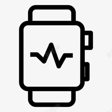 智能手机应用程序健康图标图标