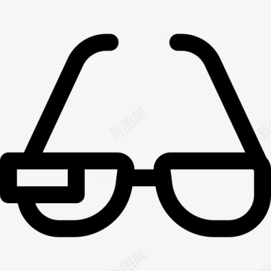 智能电脑眼镜电脑设备图标图标