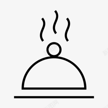 热餐抹布拼盘图标图标