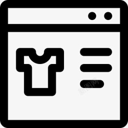 在线产品在线产品浏览器电子商务图标高清图片
