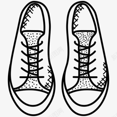 运动鞋跑鞋时尚图标图标