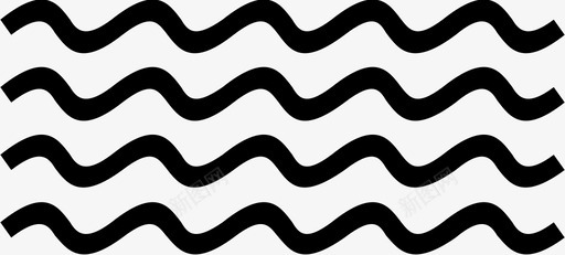 水水波波浪图标图标