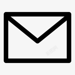 普通信封信封信件邮件图标高清图片