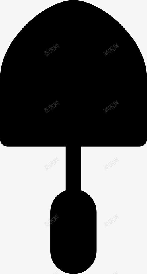 抹子建筑设备图标svg_新图网 https://ixintu.com 工业 建筑 抹子 设备