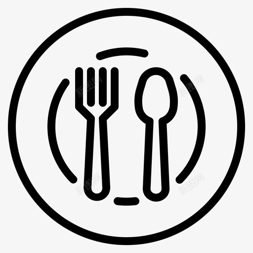 餐厅菜肴食物图标svg_新图网 https://ixintu.com 服务 菜肴 酒店收藏 食物 餐厅
