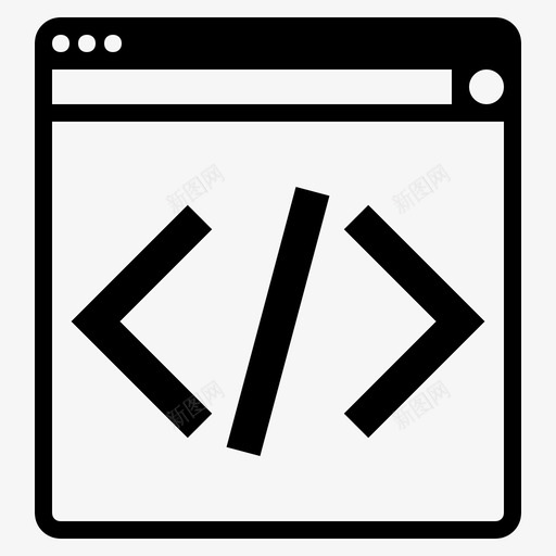 网页开发代码代码优化图标svg_新图网 https://ixintu.com 代码 代码优化 编码 网页开发 网页编程