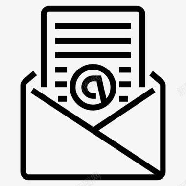 订阅新闻稿地址电子邮件图标图标