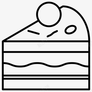 蛋糕美味馅饼图标图标