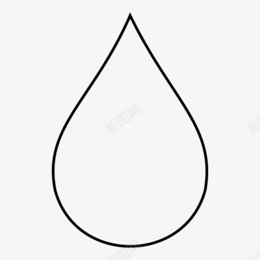 水滴水分雨水图标图标