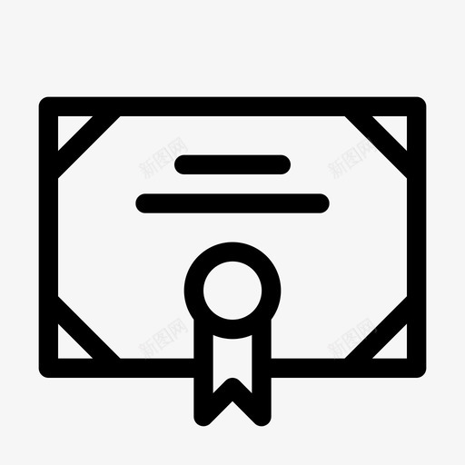 文凭学历毕业图标svg_新图网 https://ixintu.com 大学 学历 教育和工作 文凭 毕业 获奖