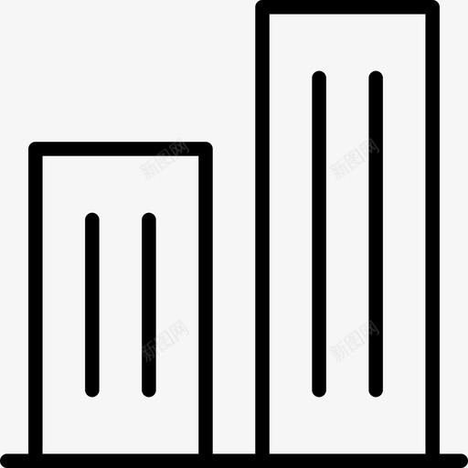 摩天大楼建筑商业图标svg_新图网 https://ixintu.com 商业 地区 城市 建筑 房地产薄 摩天大楼