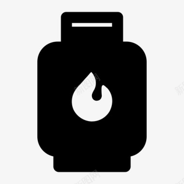 煤气煤气瓶图标图标