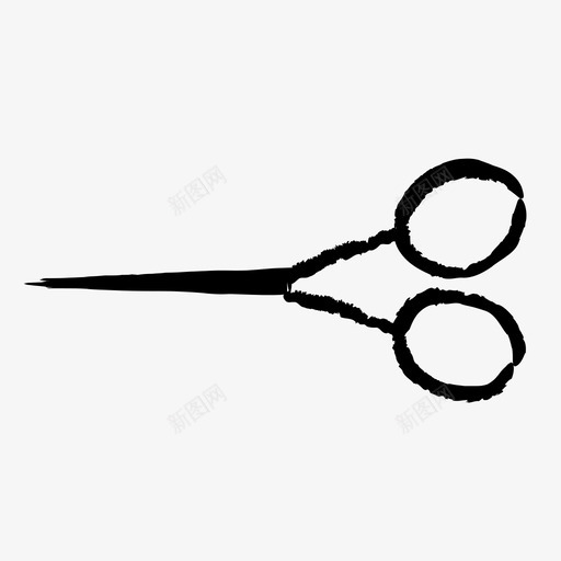 剪刀剪时尚图标svg_新图网 https://ixintu.com 剪 剪刀 商店 商店粗体画 尺寸 时尚 锋利