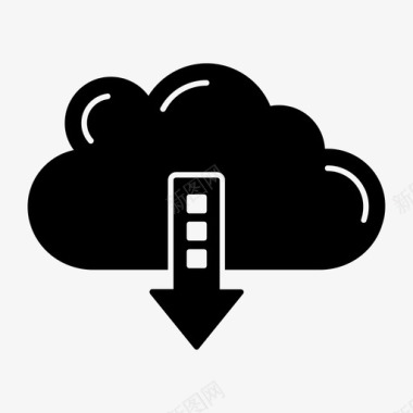 云业务服务器图标图标