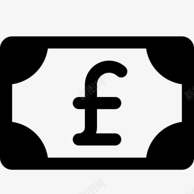 英镑钞票货币英镑图标图标