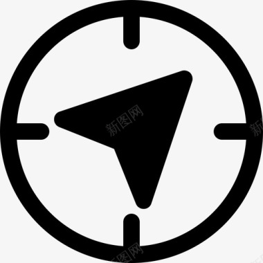 导航符号目标导航器图标图标