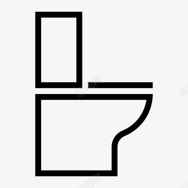 卫生间瓷器浴室配件图标图标