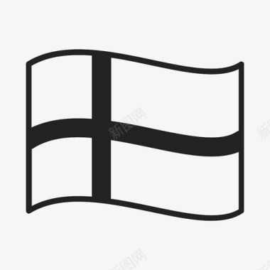 芬兰国旗国标十字图标图标