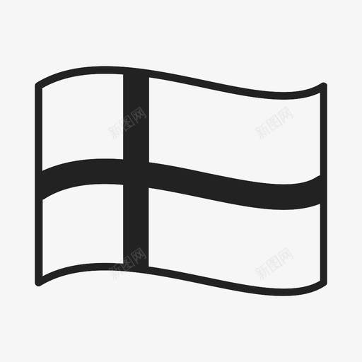 芬兰国旗国标十字图标svg_新图网 https://ixintu.com 十字 国家 国标 芬兰国旗
