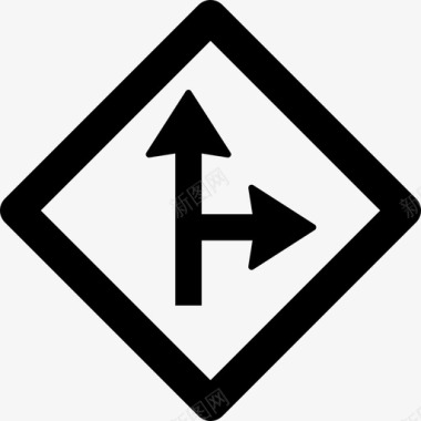 路标箭头指示图标图标
