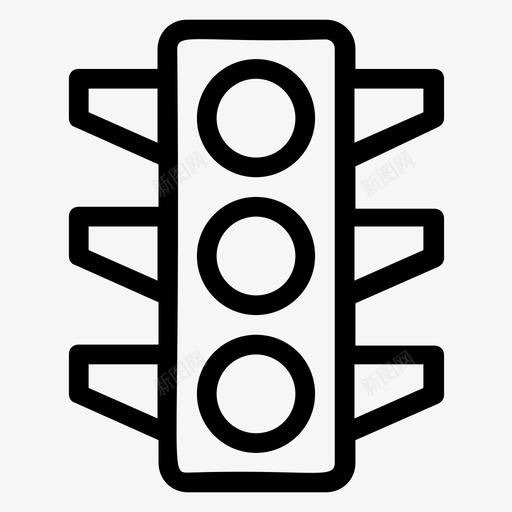 交通开发led图标svg_新图网 https://ixintu.com led 交通 信号 开发 开发用户界面线图标 灯 网页设计