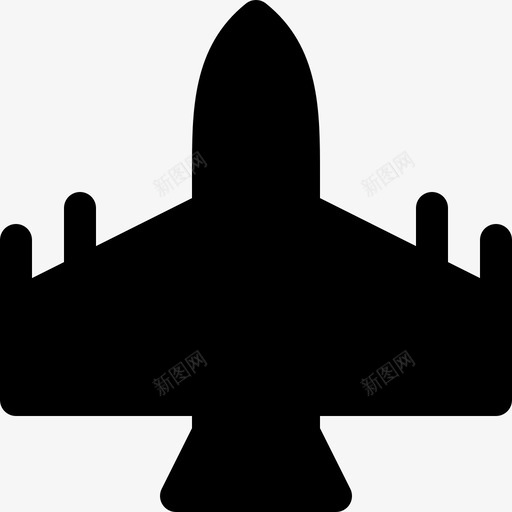 喷气式飞机战斗战斗机图标svg_新图网 https://ixintu.com 军事 喷气式飞机 战斗 战斗机 运输固体图标