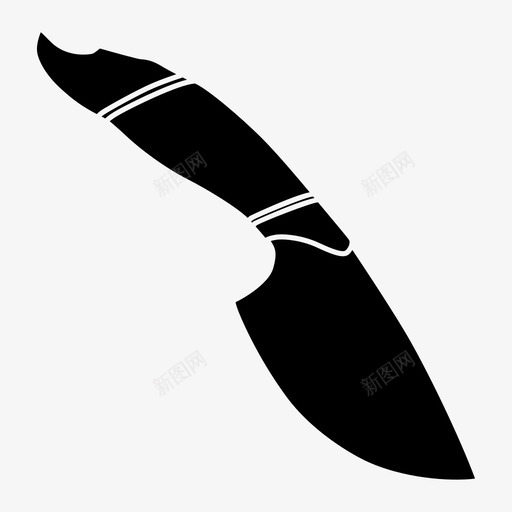 定型刀刀武器图标svg_新图网 https://ixintu.com 刀 定型刀 武器
