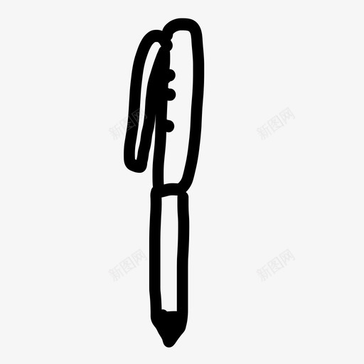 钢笔绘图手绘图标svg_新图网 https://ixintu.com 手绘 手绘对象 标记 绘图 草图 钢笔