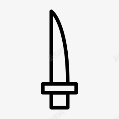刀匕首锋利图标图标