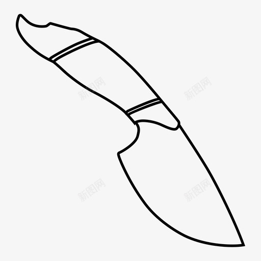 定型刀刀武器图标svg_新图网 https://ixintu.com 刀 定型刀 武器