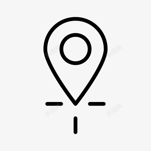 标记位置位置标记地图位置图标svg_新图网 https://ixintu.com 位置标记 地图位置 地图引脚 搜索引擎优化网络营销 标记位置