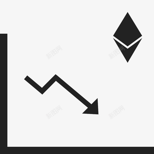 以太坊关闭分析区块链图标svg_新图网 https://ixintu.com 以太坊关闭 信息图表 分析 加密货币 区块链 数字