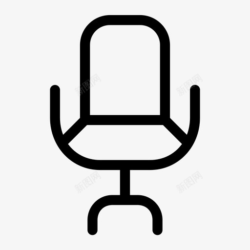 椅子代理商务图标svg_新图网 https://ixintu.com 代理 办公介质 商务 工作 座位 椅子