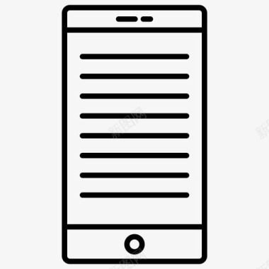 电子书iphone手机图标图标
