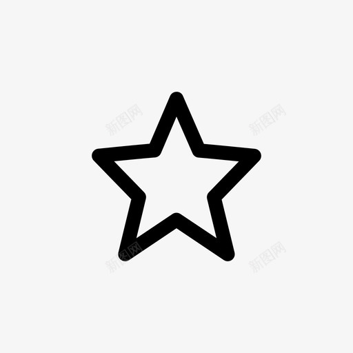 星星像素完美线条图标svg_新图网 https://ixintu.com 像素完美线条 星星
