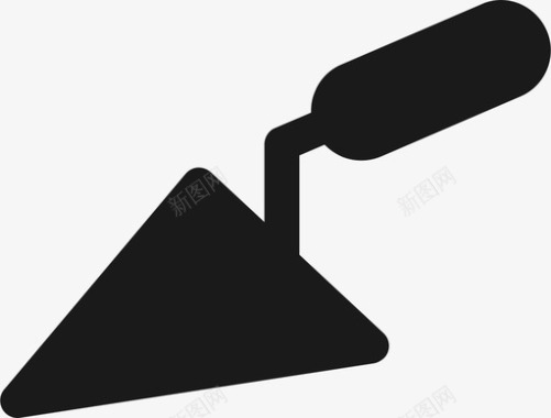 抹子建筑设备图标图标