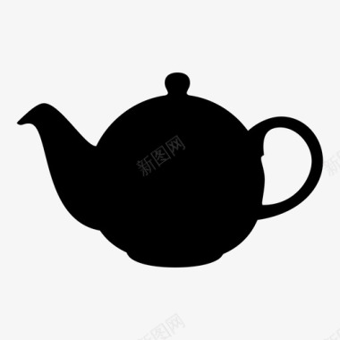 茶壶冲泡柴图标图标