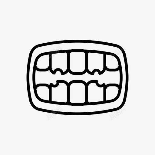 蛀牙牙齿牙医图标svg_新图网 https://ixintu.com 牙医 牙痛 牙齿 蛀牙