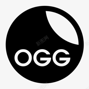 ogg文件扩展名svg图标图标