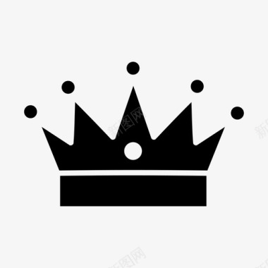皇冠时尚王冠图标图标