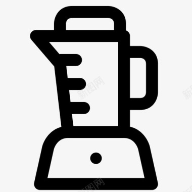 搅拌机榨汁机厨房工具图标图标