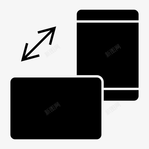 翻盖板平板电脑设备图标svg_新图网 https://ixintu.com 平板电脑 翻盖板 设备