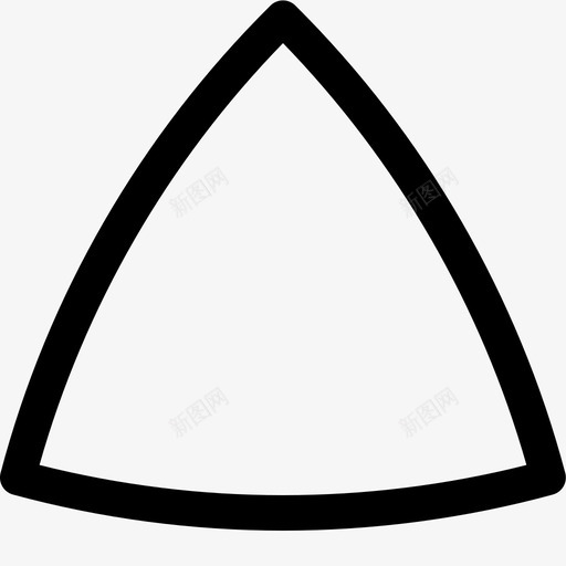 Reuleux三角形形状凹面曲线图标svg_新图网 https://ixintu.com Reuleux三角形 Reuleux三角形形状 几何 凹面 形状线条图标 曲线 设计